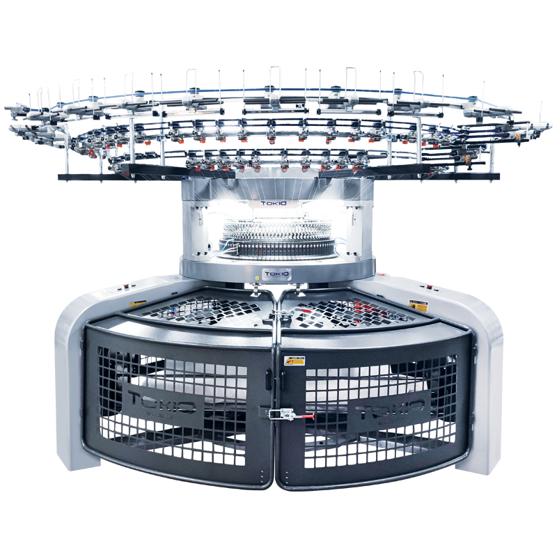 Açık En İnterlok Örgü Makinesi